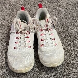 Nike White and Green Sneakers